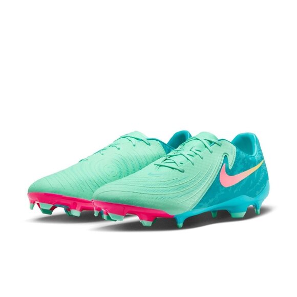 Nike Mens Phantom GX 2 Academy LV8 FG/MG Soccer Cleats FJ2553-300 Green Size 9.5
